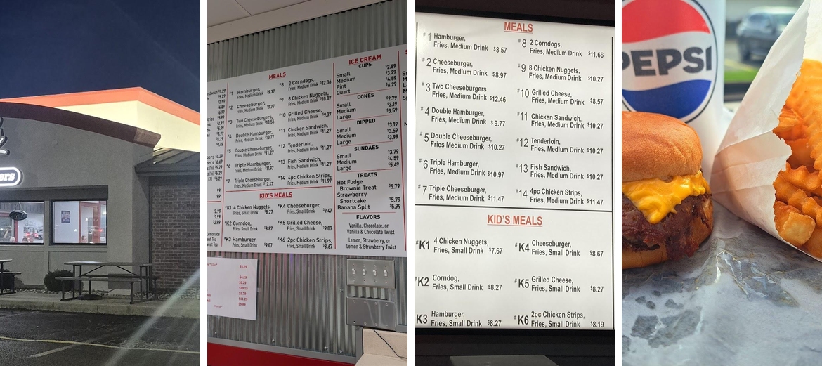 Krekel's Custard Menu