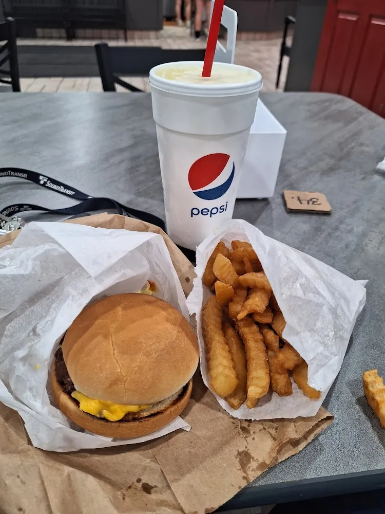 Double Cheeseburger with Fries