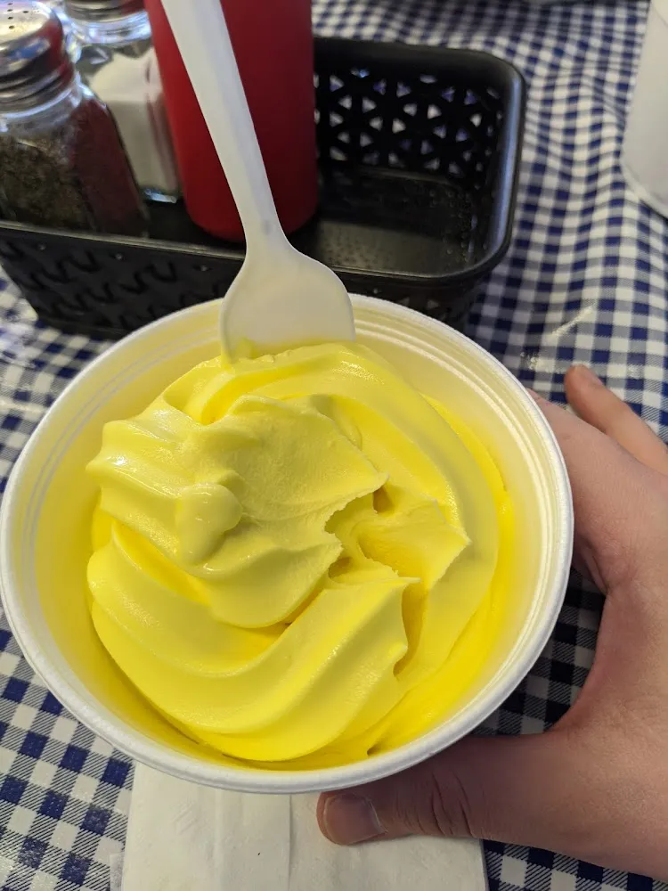 Lemon Soft Serve Ice Cream